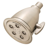 Speakman Anystream hotel massage showerhead in brushed nickel with varied spray options for daily luxury.