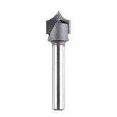 SpeTool roundover bit with 1/2 inch diameter and 1/4 inch radius creates smooth cabinet edge detail.