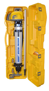 Spectra Precision LL300N self-leveling laser level delivering precise site leveling