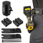 Spider Tool Holster dual toolkit clip-on keeps tools accessible for quick setups.