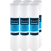 SpiroPure SP-DD-5005-20BB cartridge, 20x4.5 inches, 5 micron filtration for clearer water.