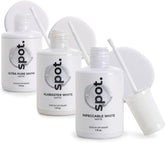 Spot touch-up paint three-shades-pack enables quick color match on surfaces
