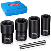 Spurtar lug-nut removal kit in case for easy storage and transport.