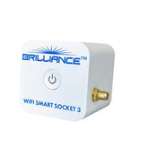 SPW Brilliance WiFi Smart Socket 3 outdoors powers landscape lighting with voice-ready control.