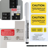 SPZOCE generator interlock kit interlock plate inside GE panel for safe power routing
