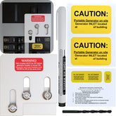 SPZOCE generator interlock kit plate view shows compatibility with Square D QO and Homeline panels