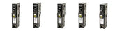Square D HOM120PCAFIC 5-pack front view; compact 20A CAFCI breaker for panels