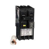 Square D Homeline 20A GFCI breaker front view for residential protection