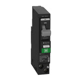 Square D QO115PAF front view, compact form for easy panel integration.