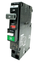 Square D QO120PAF front view showing arc fault protection for home panels