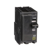 Square D QO220CP quick make-break toggle provides reliable circuit protection