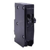Square D QOT2020CP tandem breaker front view showing compact dual-circuit design.