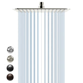 SR SUN RISE 12-inch rain shower head delivers full-body coverage with high pressure