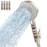 SR SUN RISE filtered shower head 9 spray delivers clean water for healthier skin and hair.