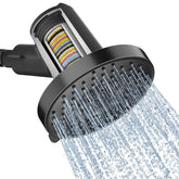 SR SUN RISE filtered shower head with quick-filter replacement for easy setup.