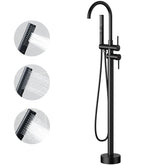 SR SUN RISE free standing tub filler front view highlighting quick-fill capability