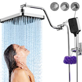 SREEZNX 13-inch rainfall shower head delivers wide coverage for a refreshing full-body rinse.