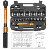 ss shovan 1/4 drive torque wrench with 72-tooth click for precise tightening