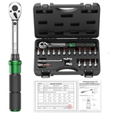 ss shovan torque wrench with one-quarter drive for precise torque control.