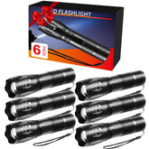 Staarricc 6Pack LED flashlights in a complete emergency set with versatile beam options.