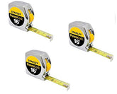 Stanley PowerLock 16ft tape rule in pack, durable blade for precise measurements.