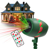 Star Shower Ultra 9 exterior laser projection for instant curb appeal.