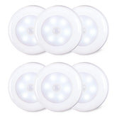 STAR-SPANGLED puck light with motion sensor for stairs and cabinets, brightening dark areas.