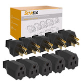 STARELO extension ends 125V 15A straight-blade set for quick appliance end replacement