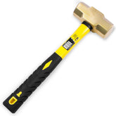 Stark USA brass head sledge hammer with spark-free head for safer demolition.