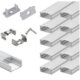 StarlandLed U-channel 10-pack for clean, professional LED strip installation.