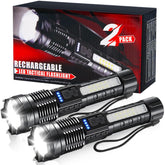 StarLume two-pack LED flashlights with bright beam for home emergencies.