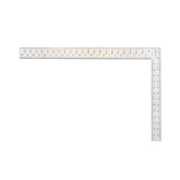 Starrett FS-24 framing square face with 1/8-inch graduations for precise layouts