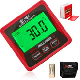 S&F Stead & Fast digital angle finder gauge with backlit display for precise measurements.