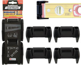 StealthMounts universal level holder 2-pack keeps levels organized and easily accessible