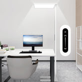 STERREN 120W LED floor lamp front view with bright, even illumination for reading