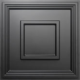 STICKGOO black drop ceiling tile 24x24; quick, cohesive upgrades.