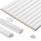 STICKGOO tile edge trim with groove design for a seamless edge.