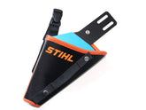 Stihl GTA 26 holster on belt for secure storage during work