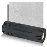 Stitokg crow-foot roller closeup highlighting wall and ceiling texture
