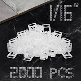 Storystore tile leveling clips 2000-pack for precise alignment during installation.