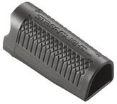 Streamlight flashlight holster black front view for quick access on duty belt