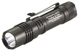 Streamlight ProTac 1L-1AA front view shows compact dual fuel design for everyday carry.