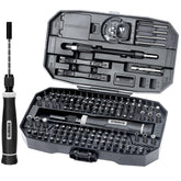 STREBITO precision screwdriver set in sturdy case for electronics repair.