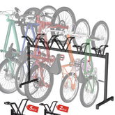 Sttoraboks 5 Bikes Floor Stand main view organizing five bikes in a garage