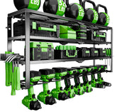 STYNGT power tool organizer wall mount with a 4-tier layout for a clutter-free garage