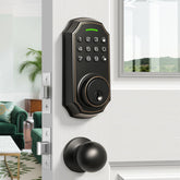 SUBPOT smart keyless lock with two knobs for quick, secure entry.