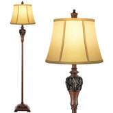Sucolite Vintage Floor Lamp base detail shows stable square base for steady placement.