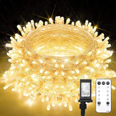 Suddus indoor Christmas lights with remote for easy ambience control.