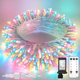 SUDDUS 33ft string lights indoor bedroom with warm multicolor glow for cozy spaces