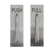 Suermany push plate 304 stainless steel shown for rust-resistant performance on high-traffic doors.